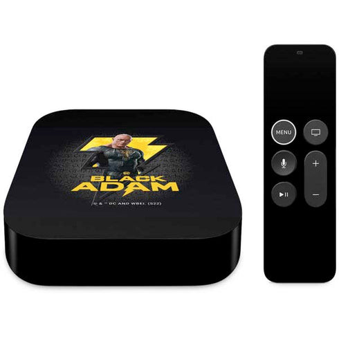 DC Comics Black Adam Movie Art Character and logo Apple TV Skin