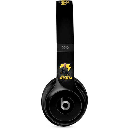 DC Comics Black Adam Movie Art Character and logo Beats Solo 2 Wired Skin