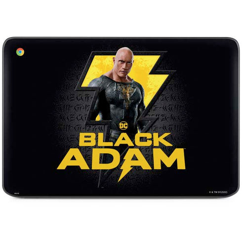 DC Comics Black Adam Movie Art Character and logo HP Chromebook Skin