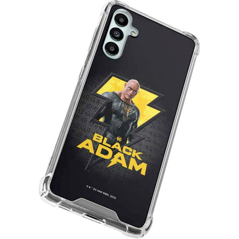 DC Comics Black Adam Movie Art Character and logo Galaxy A15 5G Clear Case