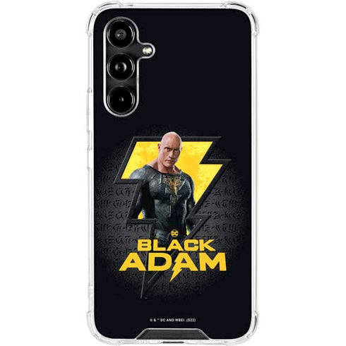 DC Comics Black Adam Movie Art Character and logo Galaxy A54 5G Clear Case