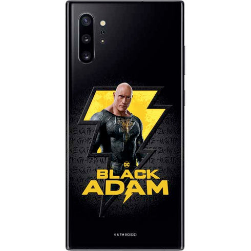 DC Comics Black Adam Movie Art Character and logo Galaxy Note 10 Plus Skin