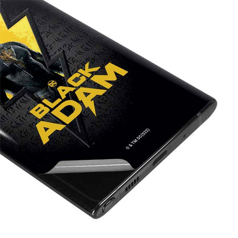 DC Comics Black Adam Movie Art Character and logo Galaxy Note 10 Plus Skin