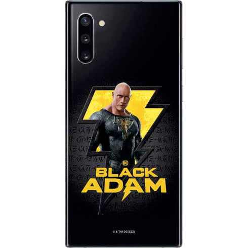 DC Comics Black Adam Movie Art Character and logo Galaxy Note 10 Skin