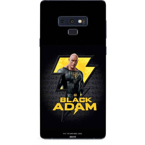 DC Comics Black Adam Movie Art Character and logo Galaxy Note 9 Skin