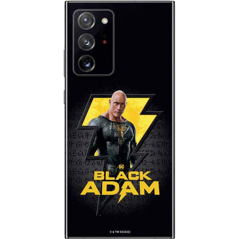 DC Comics Black Adam Movie Art Character and logo Galaxy Note20 Ultra 5G Skin
