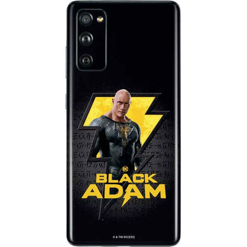 DC Comics Black Adam Movie Art Character and logo Galaxy S20 Fan Edition Skin