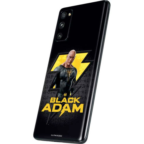 DC Comics Black Adam Movie Art Character and logo Galaxy S20 Fan Edition Skin