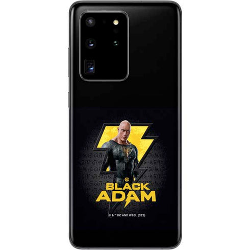 DC Comics Black Adam Movie Art Character and logo Galaxy S20 Ultra 5G Skin