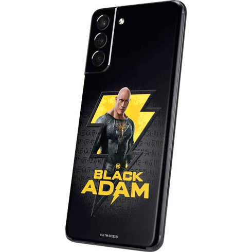 DC Comics Black Adam Movie Art Character and logo Galaxy S21 Plus 5G Skin