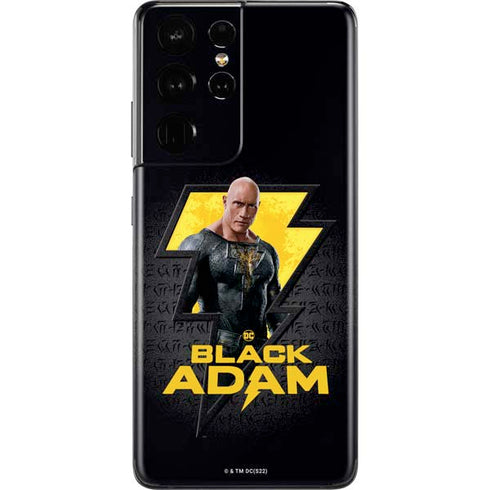 DC Comics Black Adam Movie Art Character and logo Galaxy S21 Ultra 5G Skin