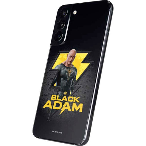 DC Comics Black Adam Movie Art Character and logo Galaxy S22 Plus Skin