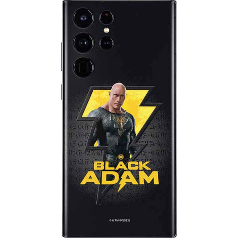 DC Comics Black Adam Movie Art Character and logo Galaxy S22 Ultra Skin