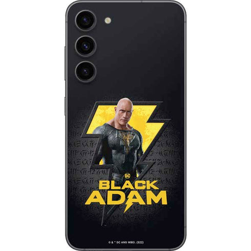 DC Comics Black Adam Movie Art Character and logo Galaxy S23 Plus Skin