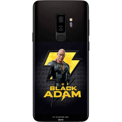 DC Comics Black Adam Movie Art Character and logo Galaxy S9 Plus Skin