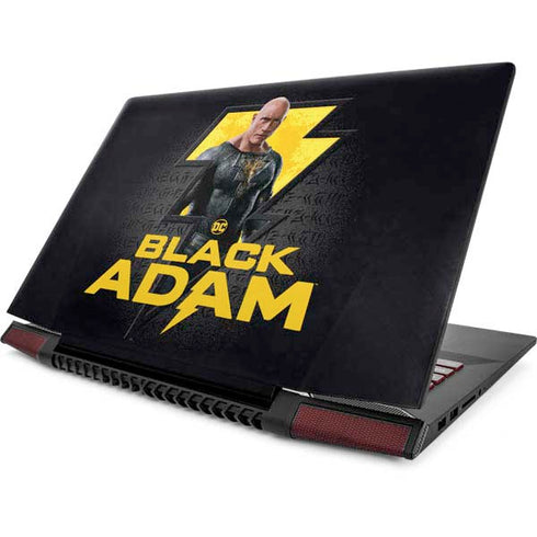 DC Comics Black Adam Movie Art Character and logo Lenovo IdeaPad Skin