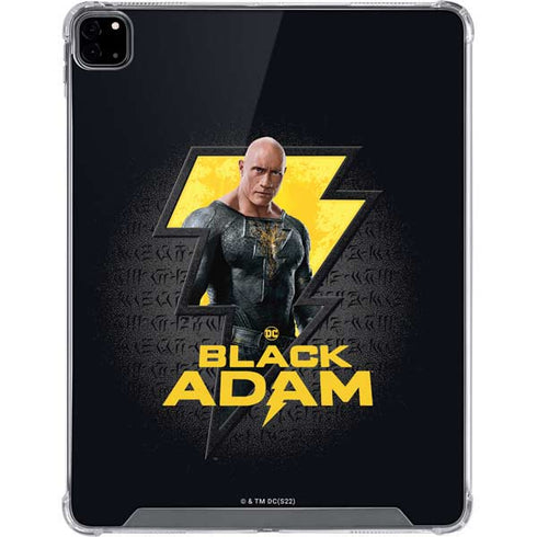 DC Comics Black Adam Movie Art Character and logo iPad Pro 12.9in (2020) Clear Case