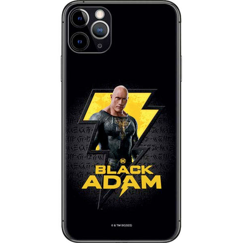 DC Comics Black Adam Movie Art Character and logo iPhone 11 Pro Max Skin