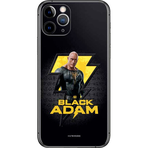 DC Comics Black Adam Movie Art Character and logo iPhone 11 Pro Skin