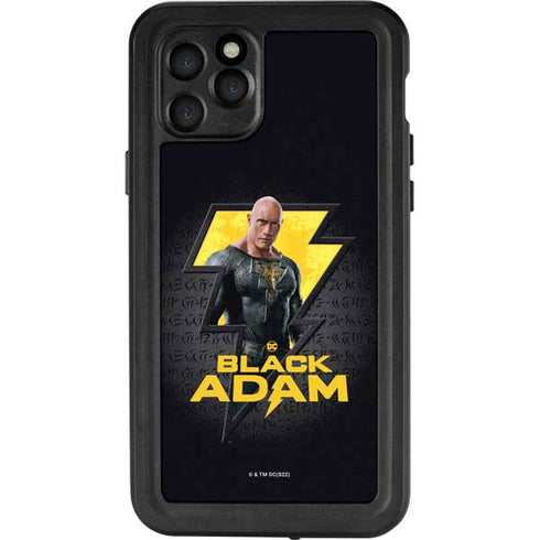 DC Comics Black Adam Movie Art Character and logo iPhone 11 Pro Waterproof Case