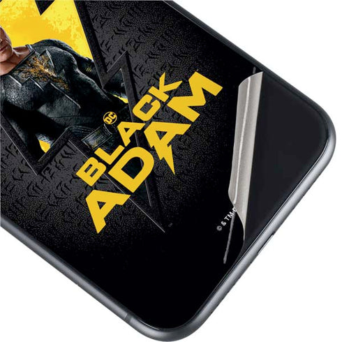 DC Comics Black Adam Movie Art Character and logo iPhone 11 Skin
