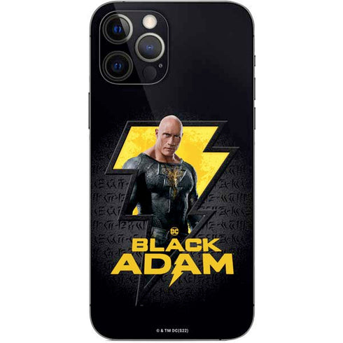 DC Comics Black Adam Movie Art Character and logo iPhone 12 Pro Skin