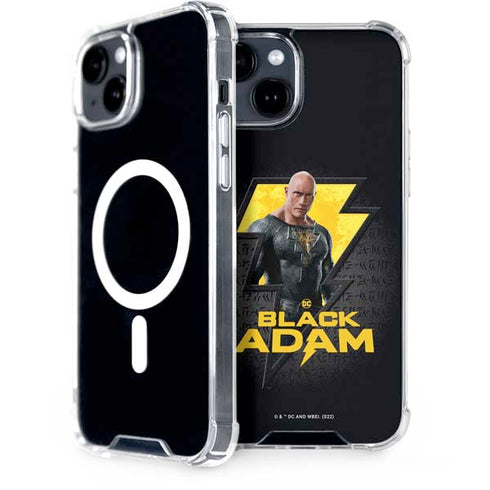 DC Comics Black Adam Movie Art Character and logo iPhone 13 MagSafe Case