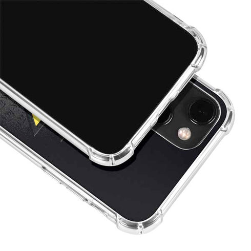 DC Comics Black Adam Movie Art Character and logo iPhone 14 Plus Clear Case