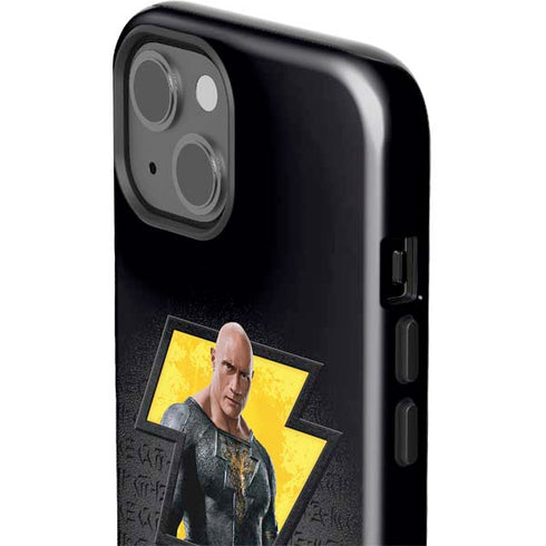 DC Comics Black Adam Movie Art Character and logo iPhone 15 Plus Impact Case