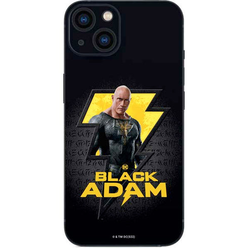 DC Comics Black Adam Movie Art Character and logo iPhone 15 Plus Skin