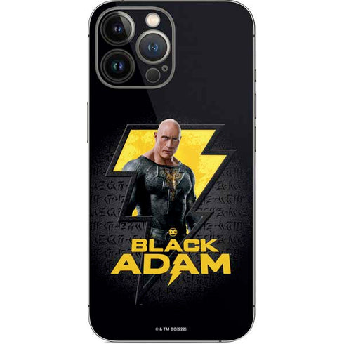 DC Comics Black Adam Movie Art Character and logo iPhone 14 Pro Max Skin