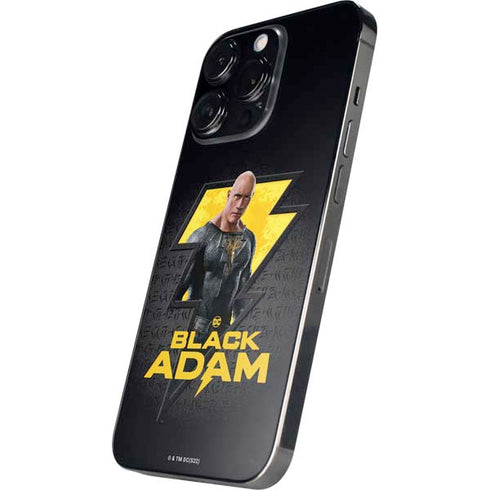 DC Comics Black Adam Movie Art Character and logo iPhone 14 Pro Skin