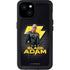 DC Comics Black Adam Movie Art Character and logo iPhone 15 Plus Waterproof Case