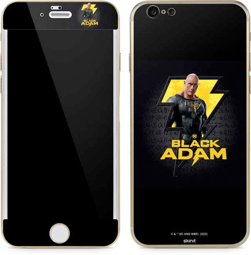 DC Comics Black Adam Movie Art Character and logo iPhone 6/6s Skin