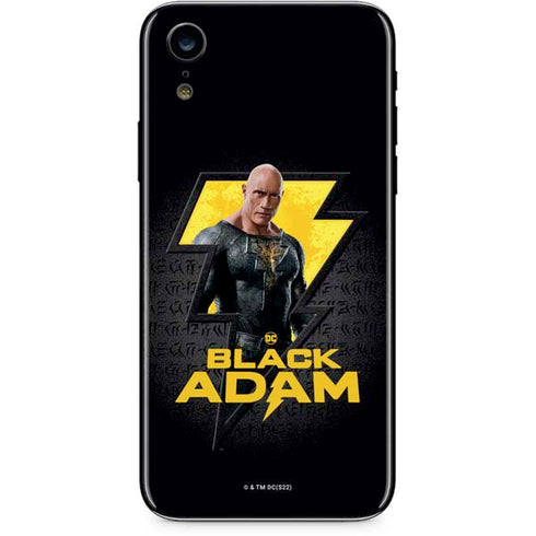 DC Comics Black Adam Movie Art Character and logo iPhone XR Skin