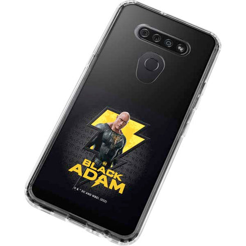 DC Comics Black Adam Movie Art Character and logo LG K51/Q51 Clear Case