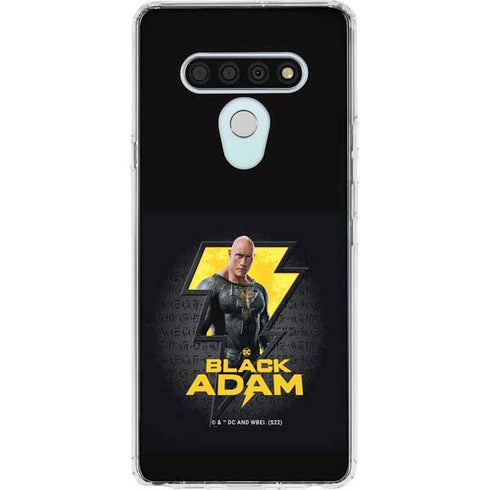 DC Comics Black Adam Movie Art Character and logo LG Stylo 6 Clear Case