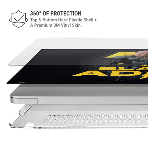 DC Comics Black Adam Movie Art Character and logo MacBook Air 15in (2023-2025) Case plus Skin