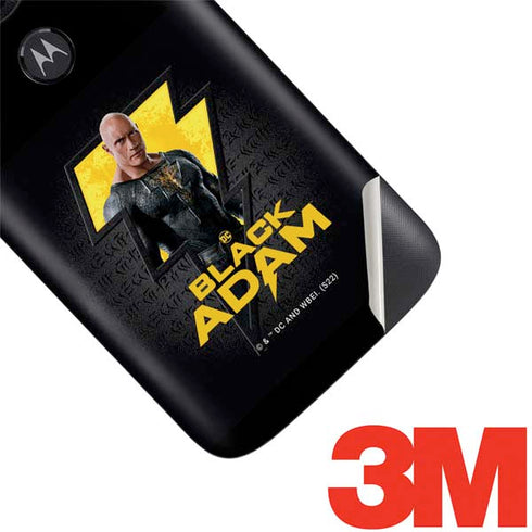 DC Comics Black Adam Movie Art Character and logo Moto E5 Play Skin