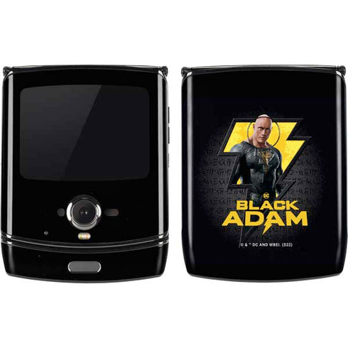 DC Comics Black Adam Movie Art Character and logo Motorola RAZR Skin
