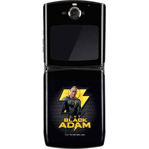 DC Comics Black Adam Movie Art Character and logo Motorola RAZR Skin