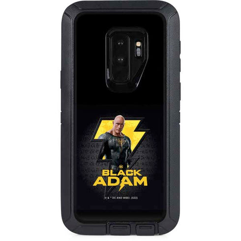 DC Comics Black Adam Movie Art Character and logo Otterbox Defender Galaxy Skin
