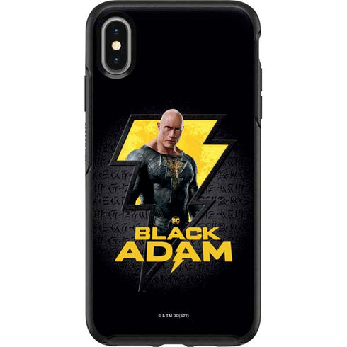 DC Comics Black Adam Movie Art Character and logo Otterbox Symmetry iPhone Skin