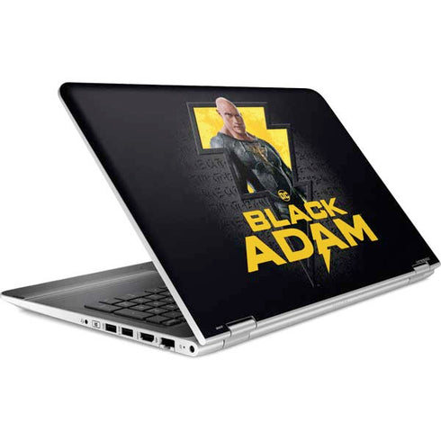 DC Comics Black Adam Movie Art Character and logo HP Pavilion Skin