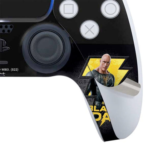 DC Comics Black Adam Movie Art Character and logo PS5 Slim Digital Edition Bundle Skin