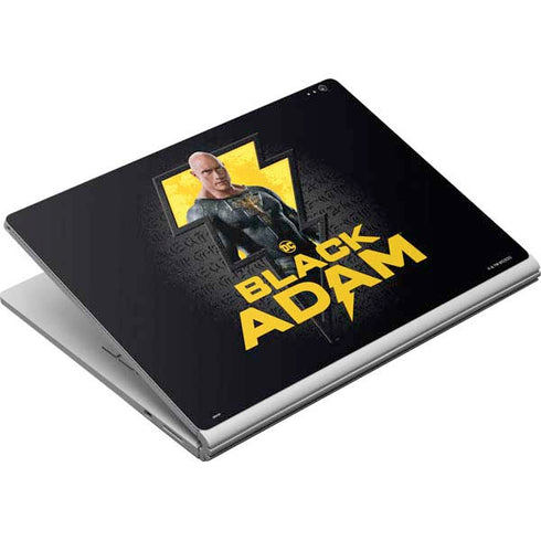 DC Comics Black Adam Movie Art Character and logo Surface Book Skin