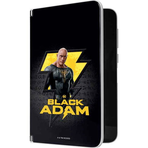 DC Comics Black Adam Movie Art Character and logo Surface Duo Skin