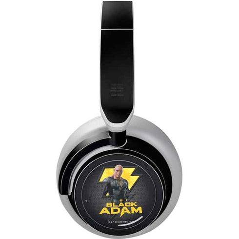 DC Comics Black Adam Movie Art Character and logo Surface Headphones Skin