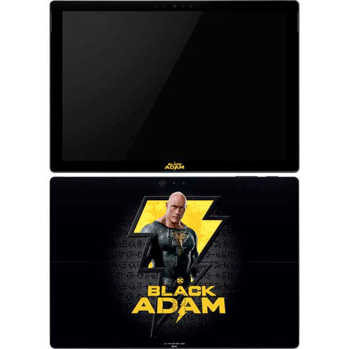 DC Comics Black Adam Movie Art Character and logo Surface Pro 6 Skin