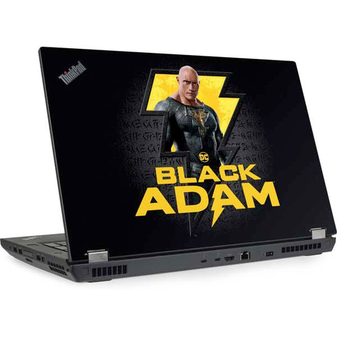 DC Comics Black Adam Movie Art Character and logo Lenovo ThinkPad Skin